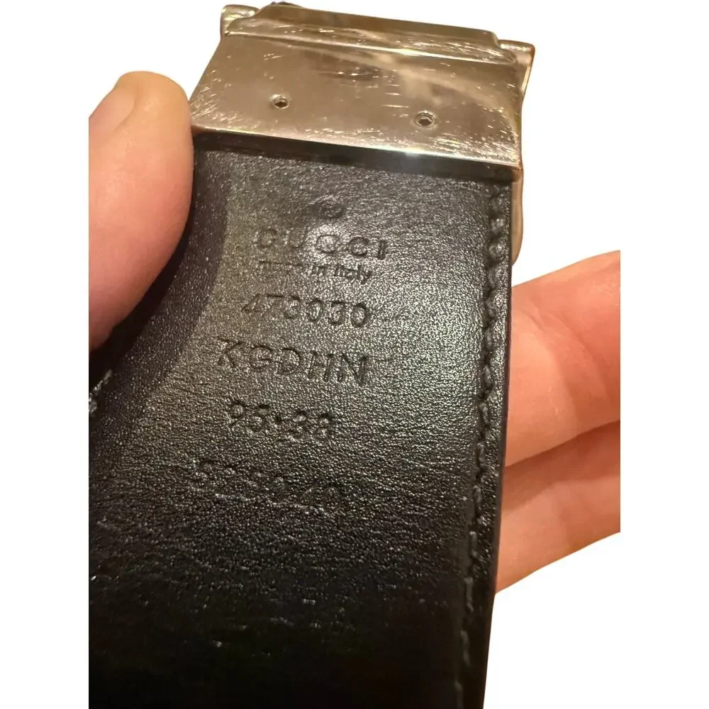 Gucci GG Supreme Canvas Belt Men's Sz. 38